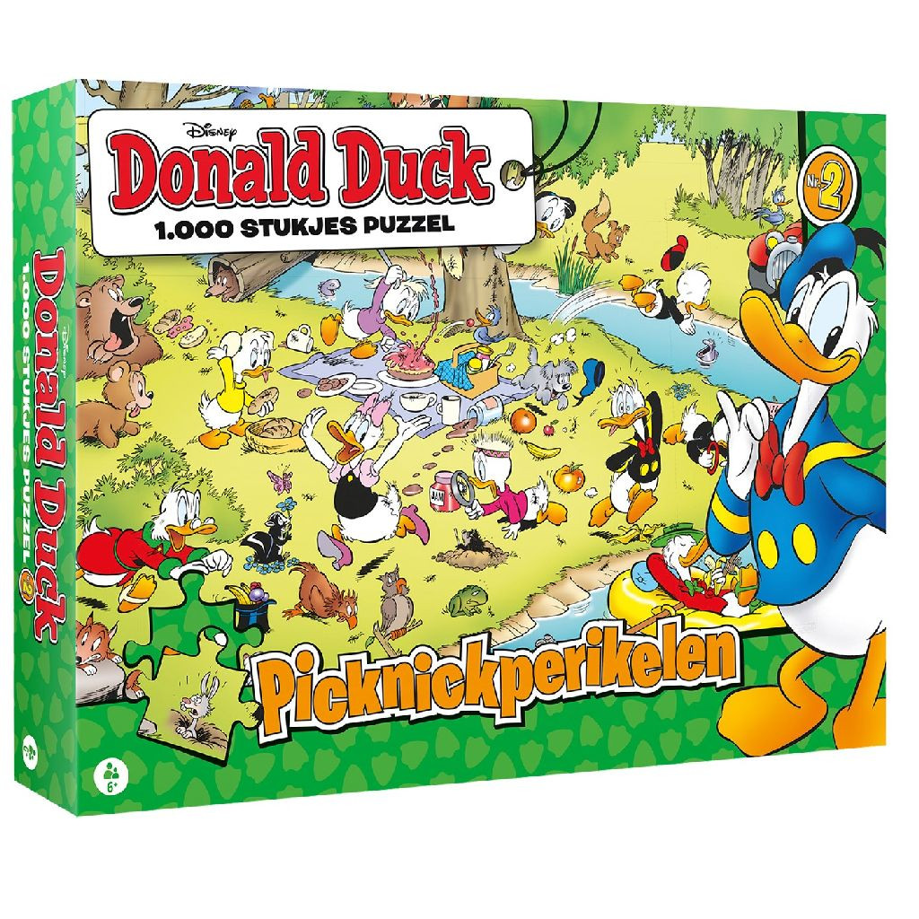 Donald Duck Puzzel - Picknickperikelen - 1000 Stukjes
