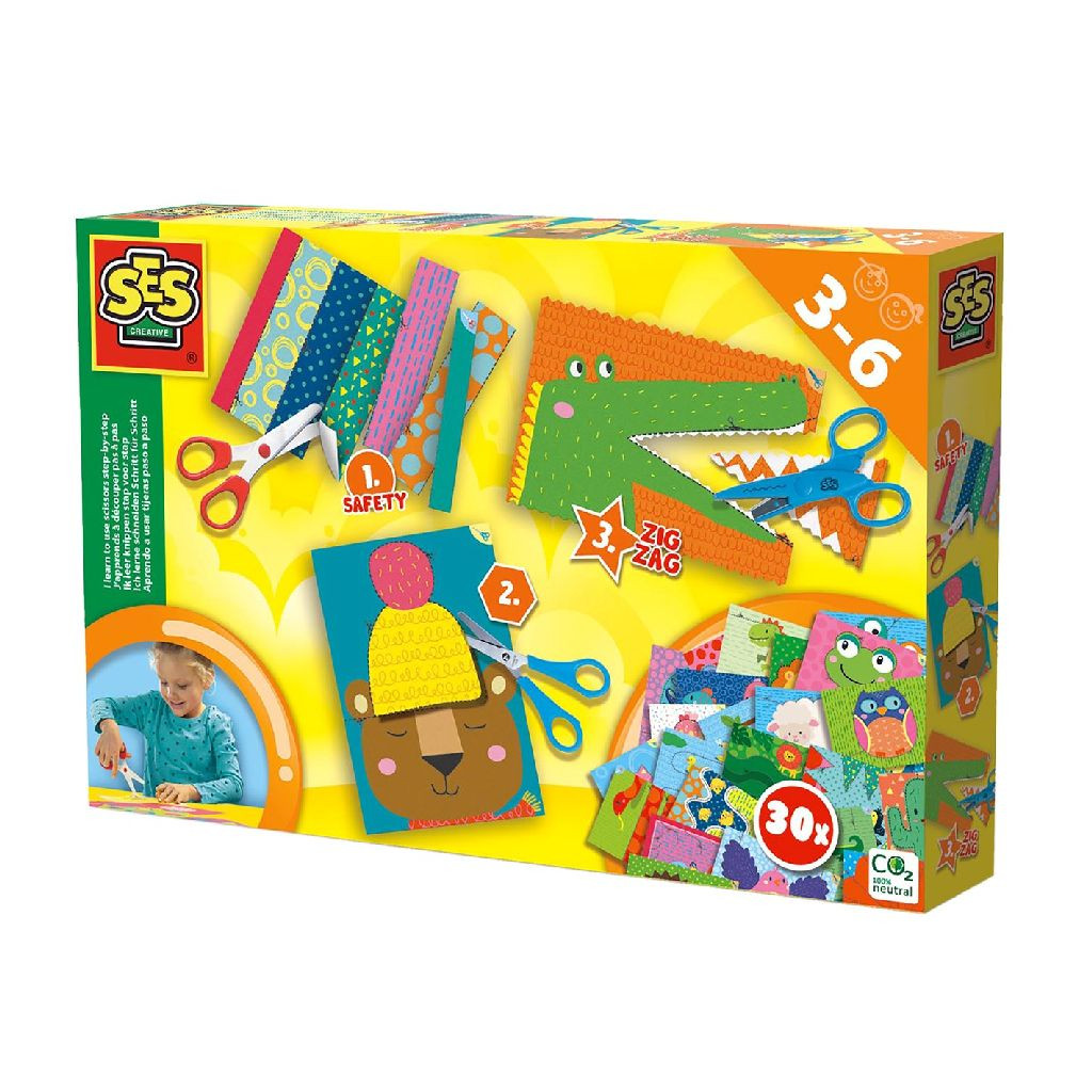 SES 14634 Ik Leer Knippen - Stap voor Stap