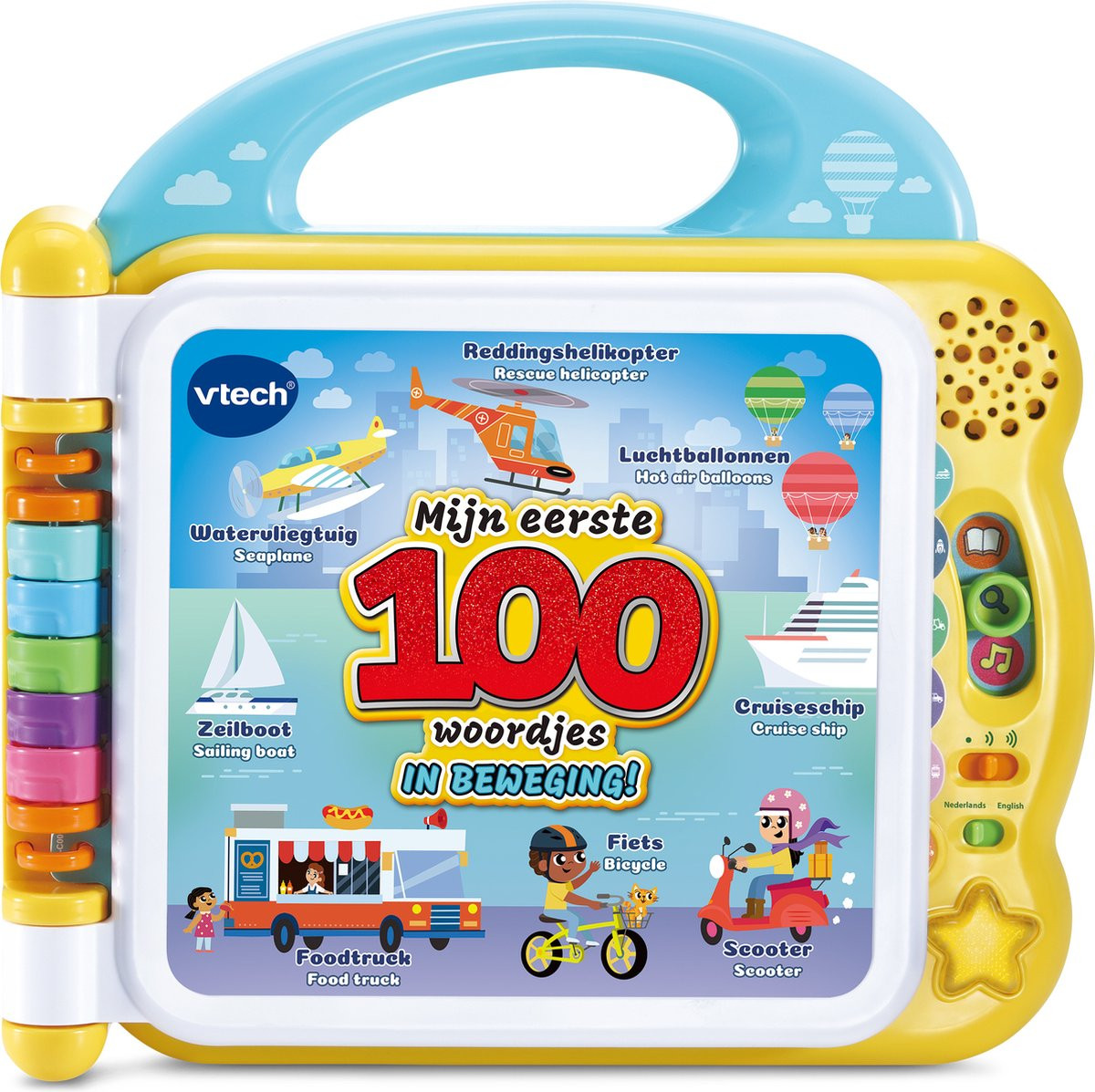 VTech Baby Mijn Eerste 100 Woordjes - In Beweging - Interactief Boek
