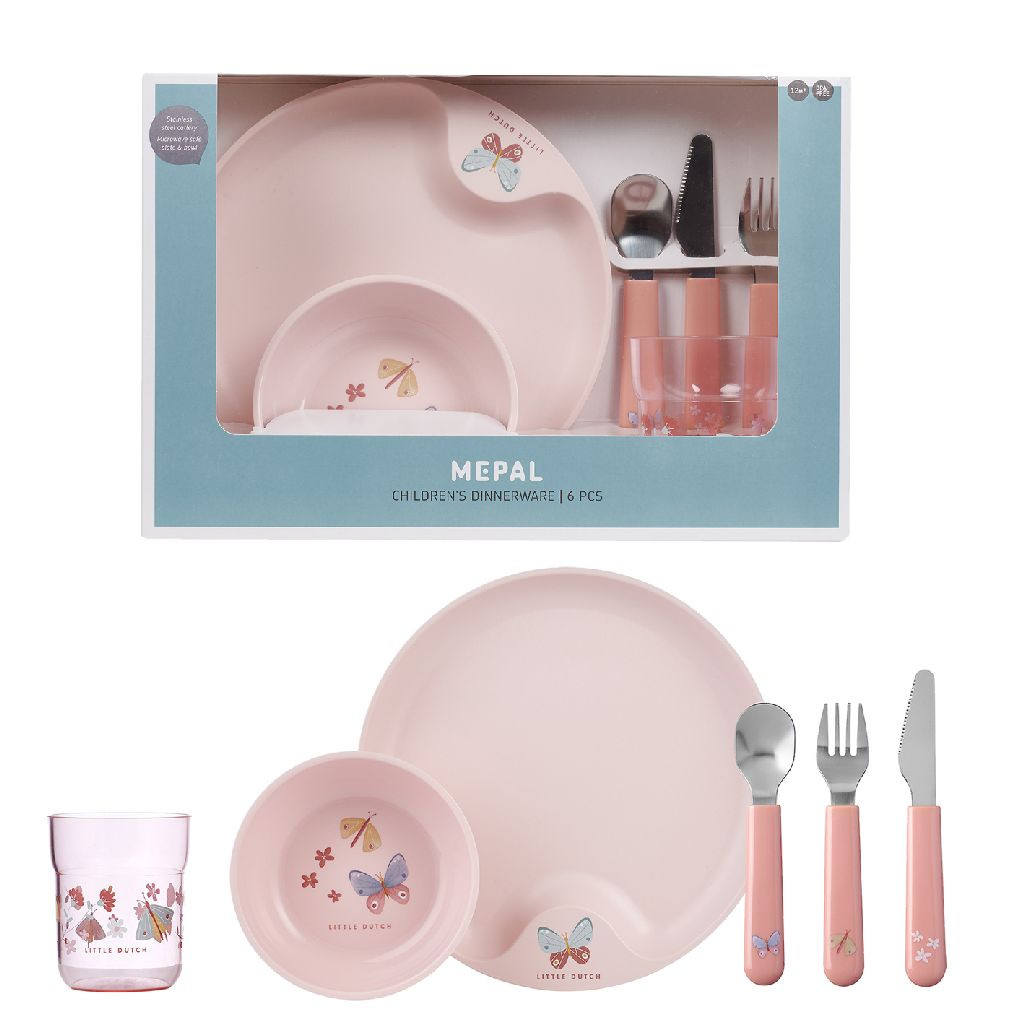 Little Dutch Servies - 6 Delig - Flowers & Butterflies