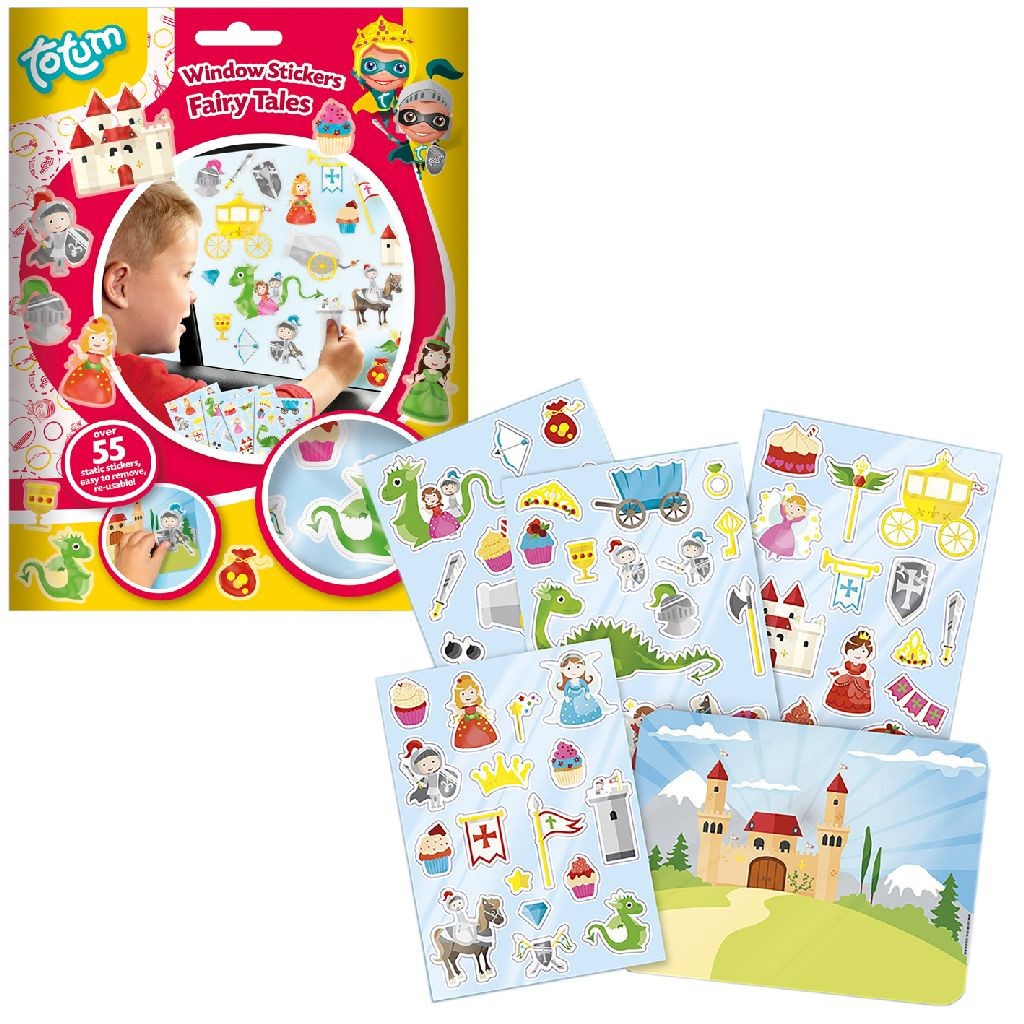 025523 Totum Raamstickers Sprookjes