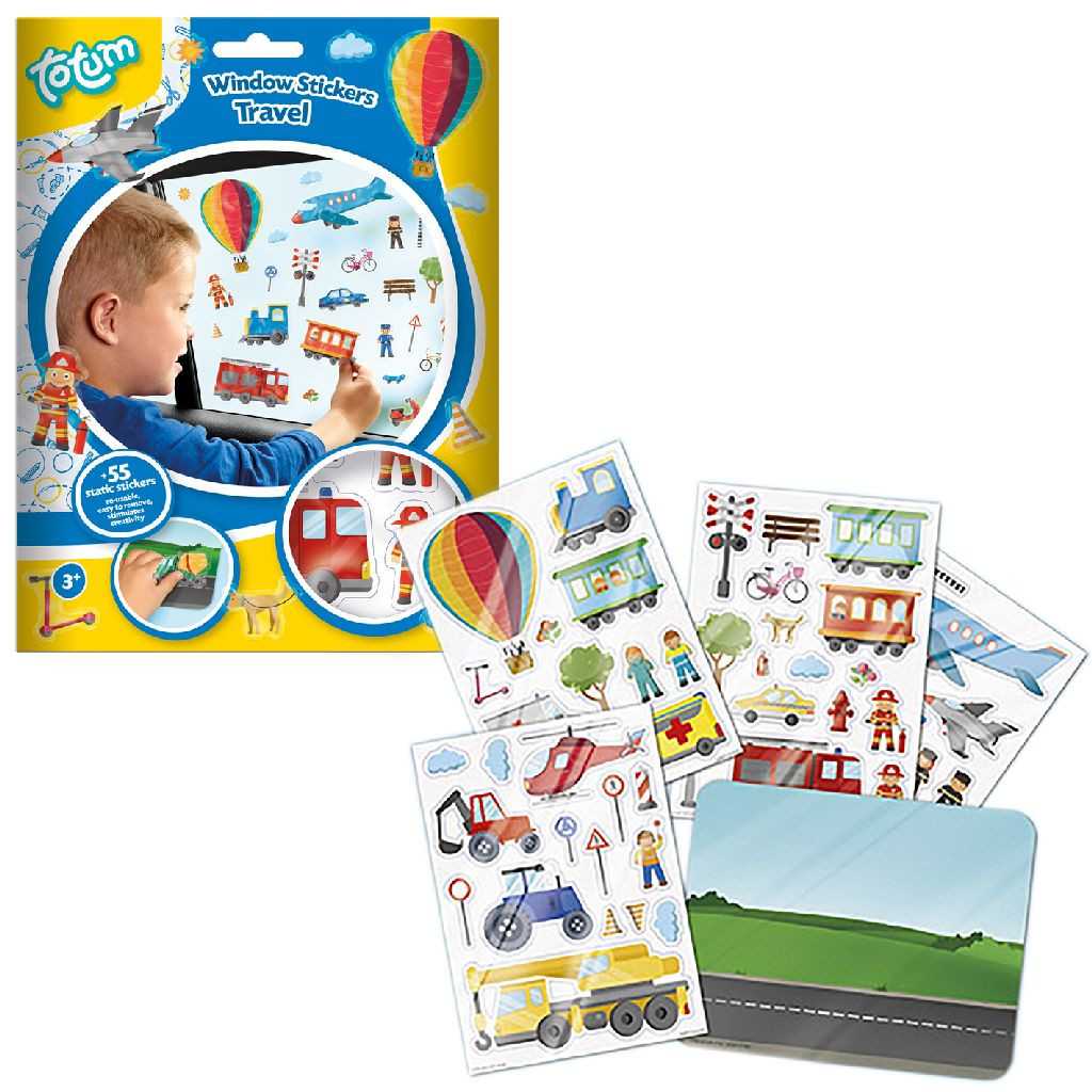 025677 Totum Raamstickers Verkeer