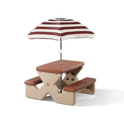 Step2 Picknicktafel 4 pers. + parasol
