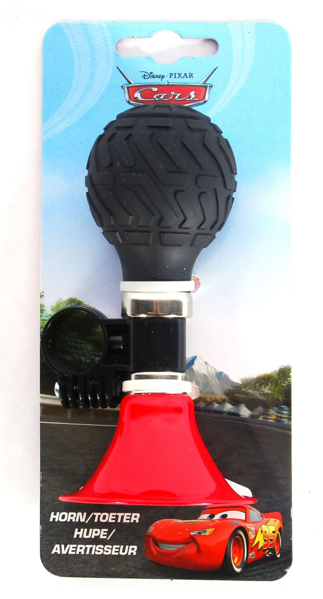 Disney Cars Fietstoeter - Rood Zwart