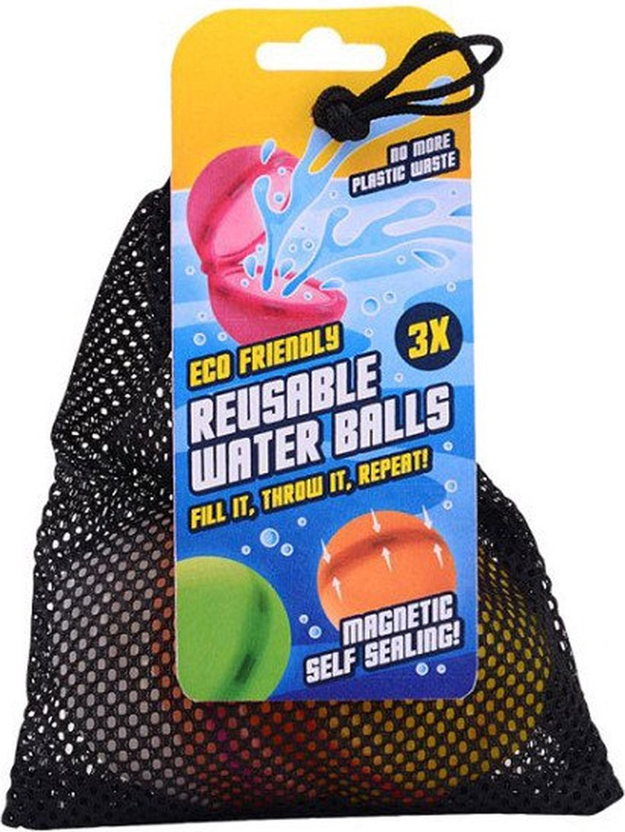 Herbruikbare Magnetische Waterballen - Herbruikbare Waterballon - met handig bewaarzakje