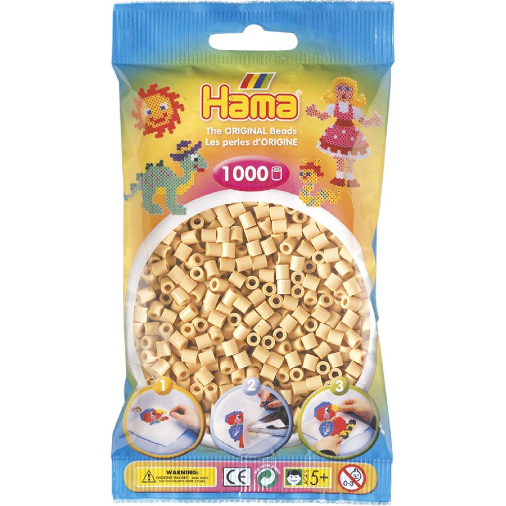 Hama 207-27 Zakje met 1000 Strijkkralen Beige