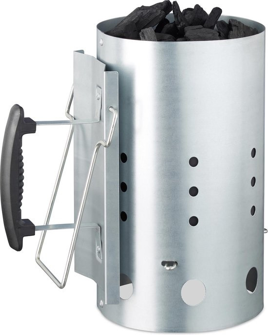 EliteGrill BBQ Starter XL met Veiligheidshandgreep - Houtskool Starter