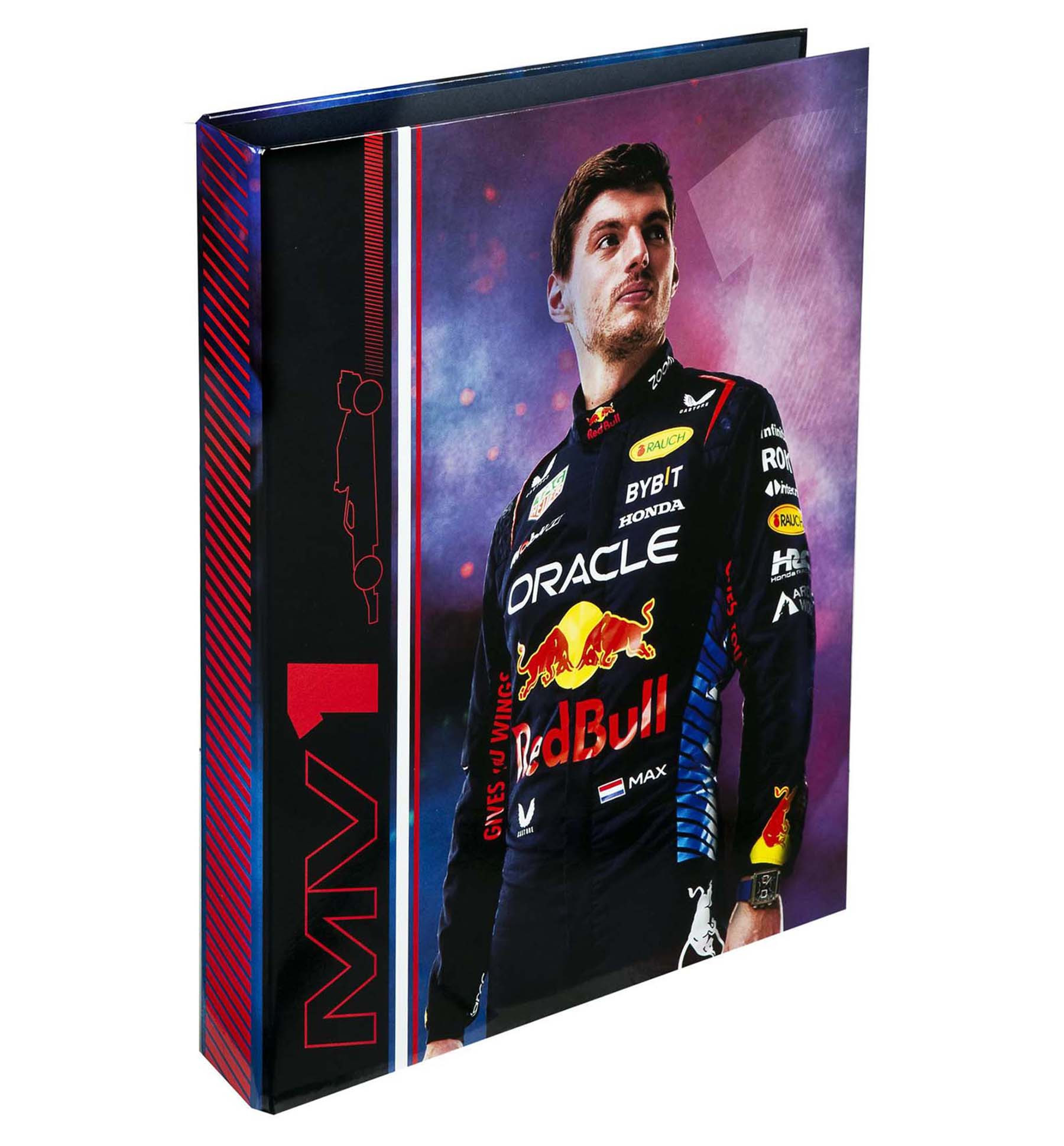 Red Bull Max Verstappen - Ringband A4 - 2 Rings - Formule 1