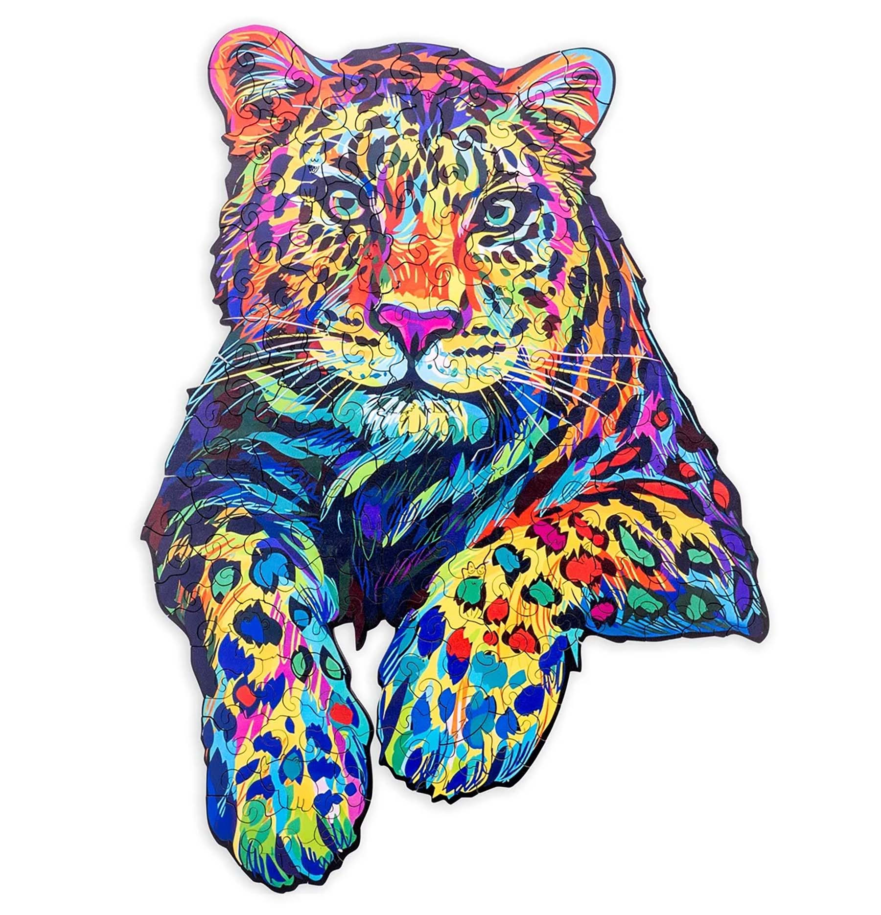 Dierenpuzzel Tijger - A4 - Hout