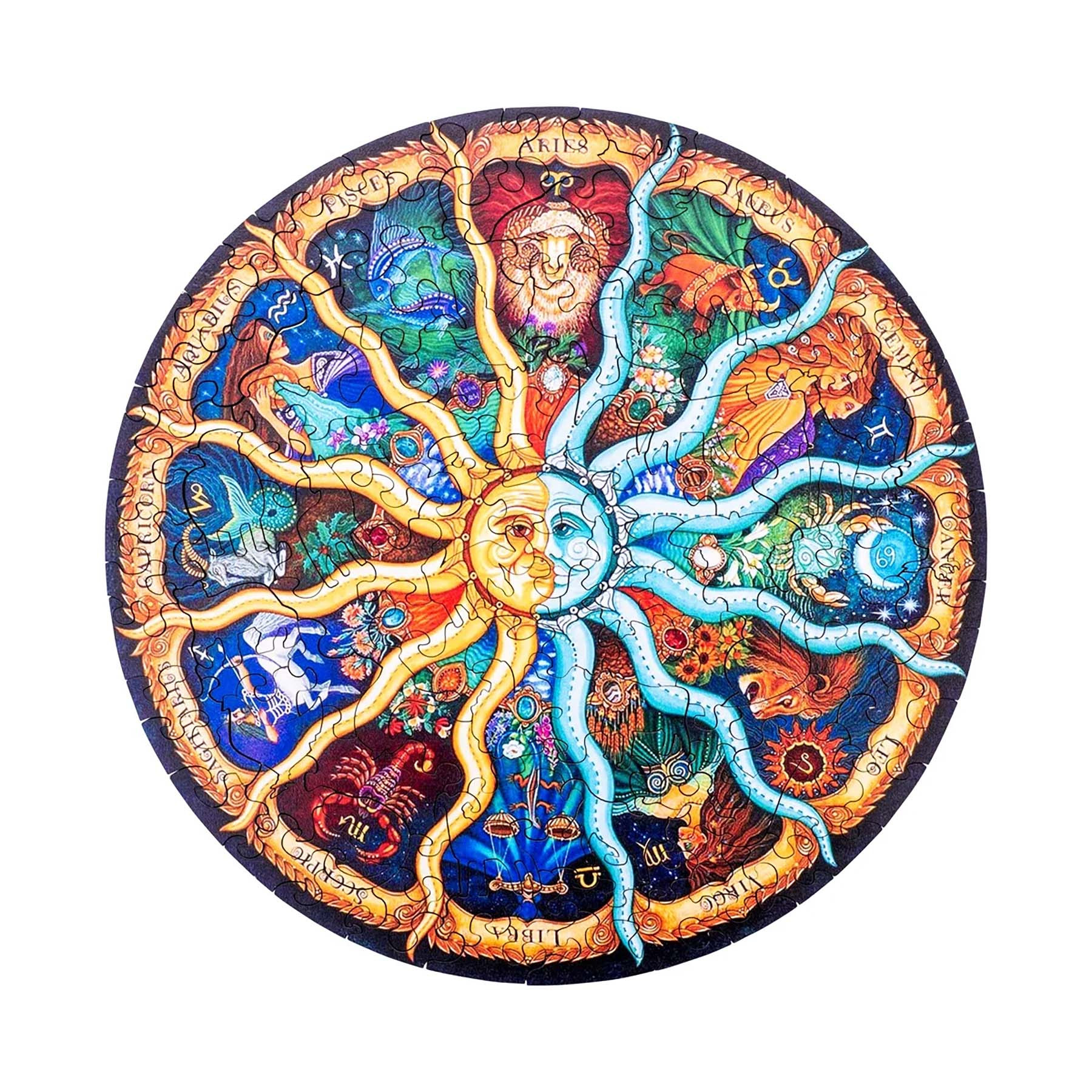 Dierenpuzzel Maan - A4 - Hout