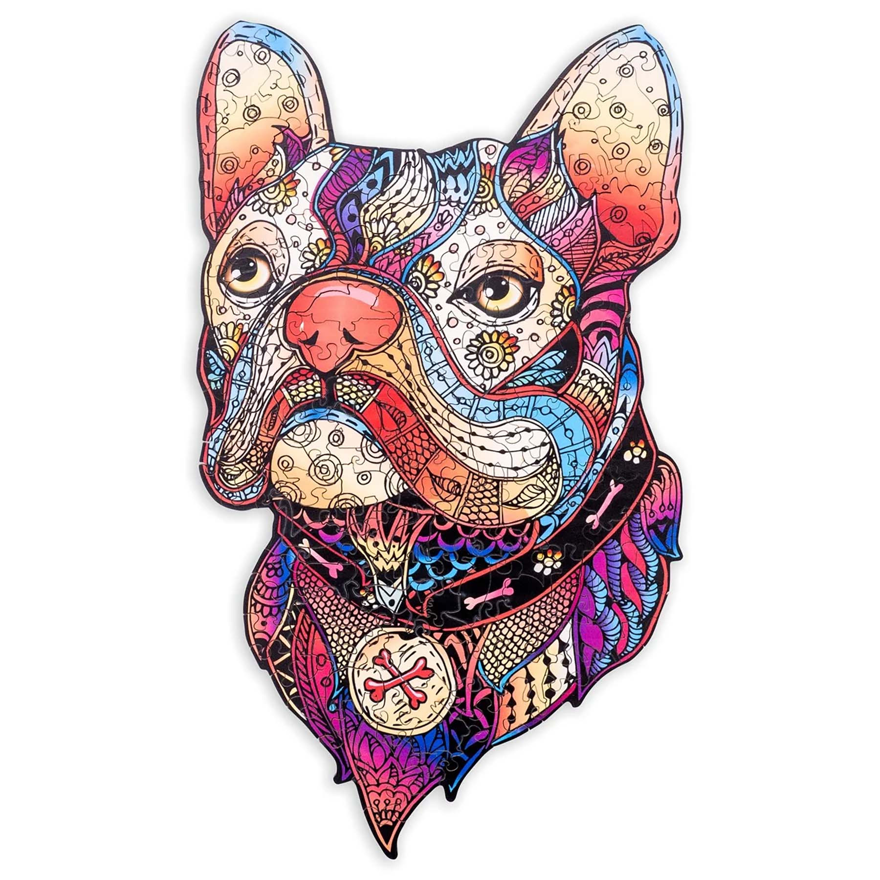 Dierenpuzzel Hond - A3 - Hout