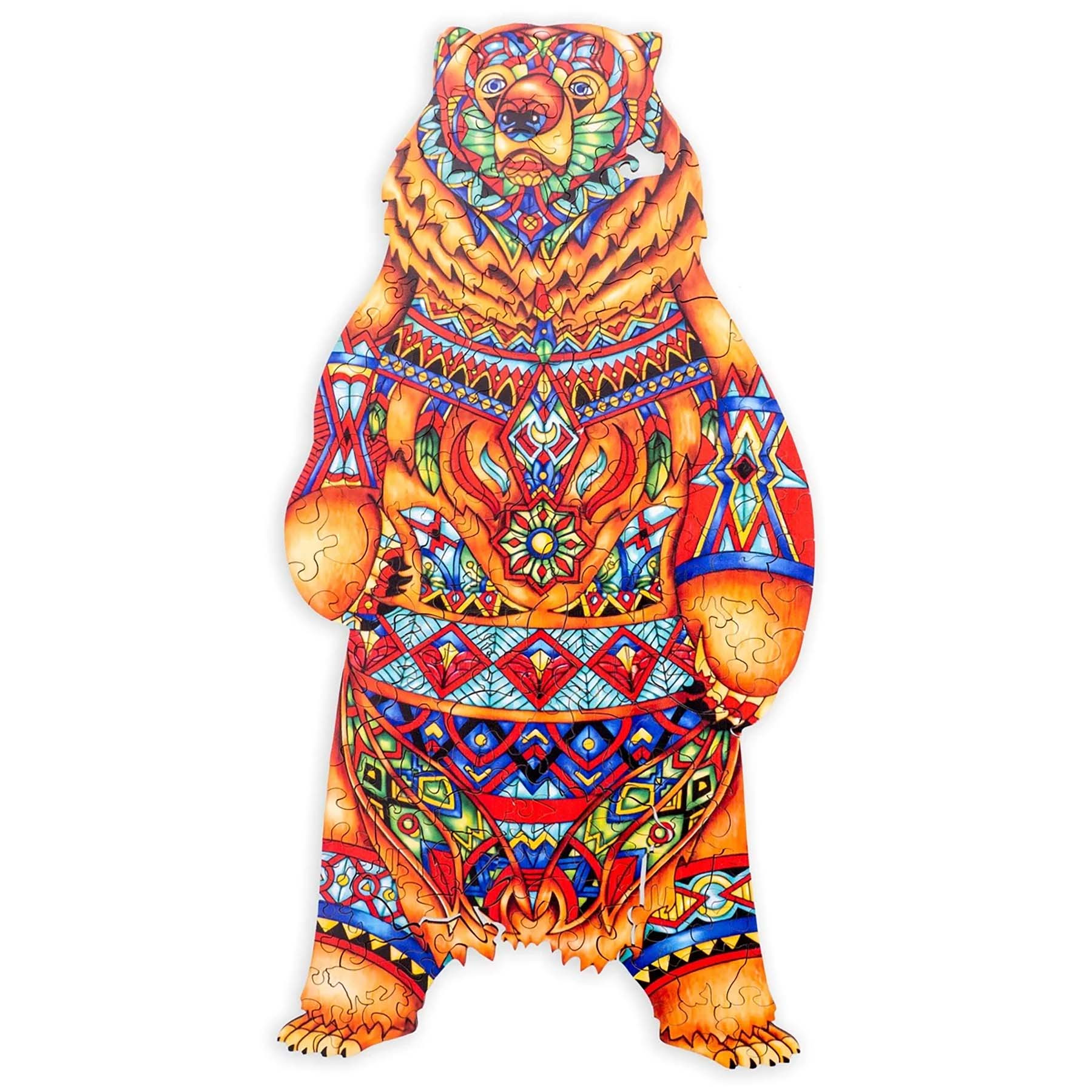 Dierenpuzzel Beer - A3 - Hout