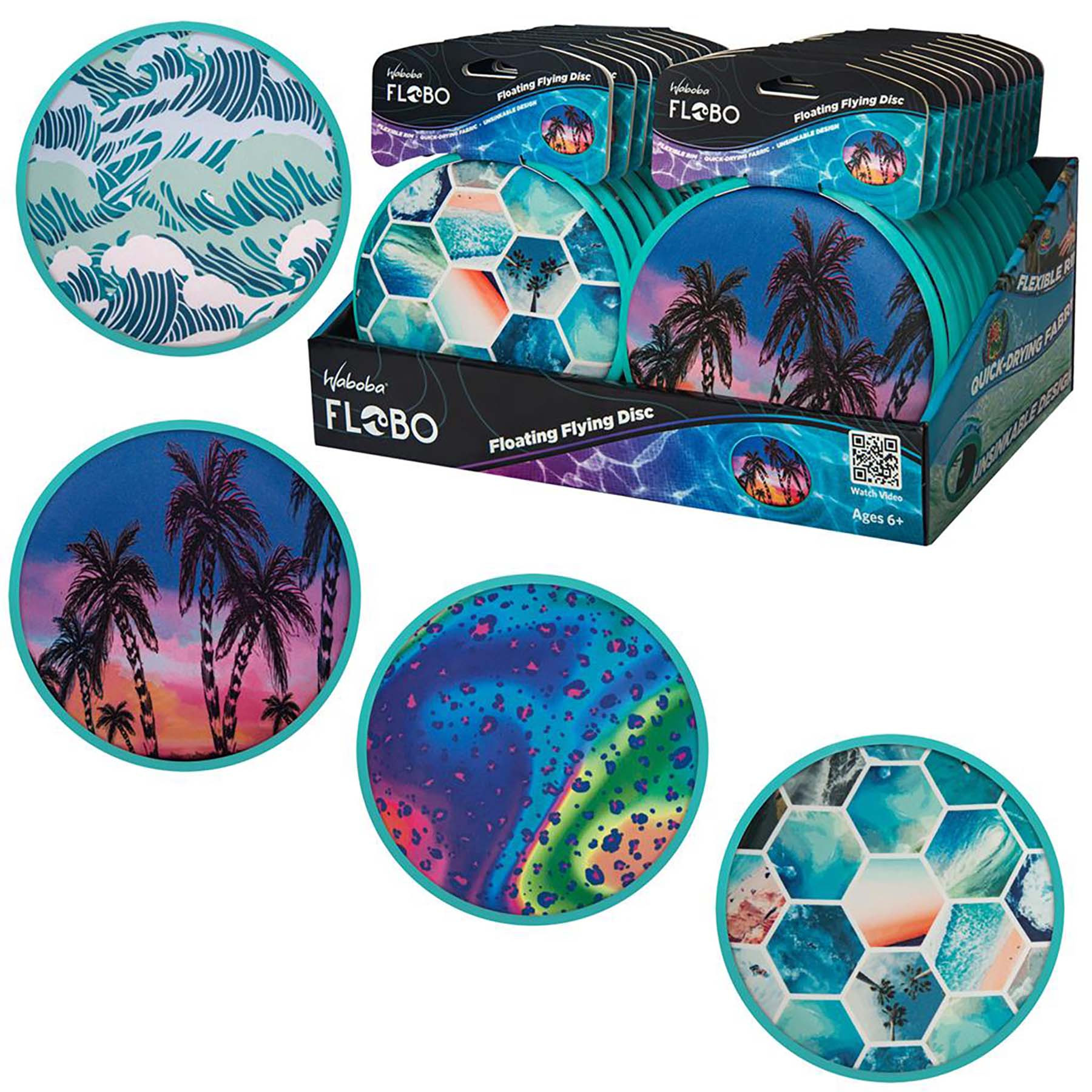 Waboba Flobo Water Frisbee - 18 cm - Assortiment - Prijs per stuk