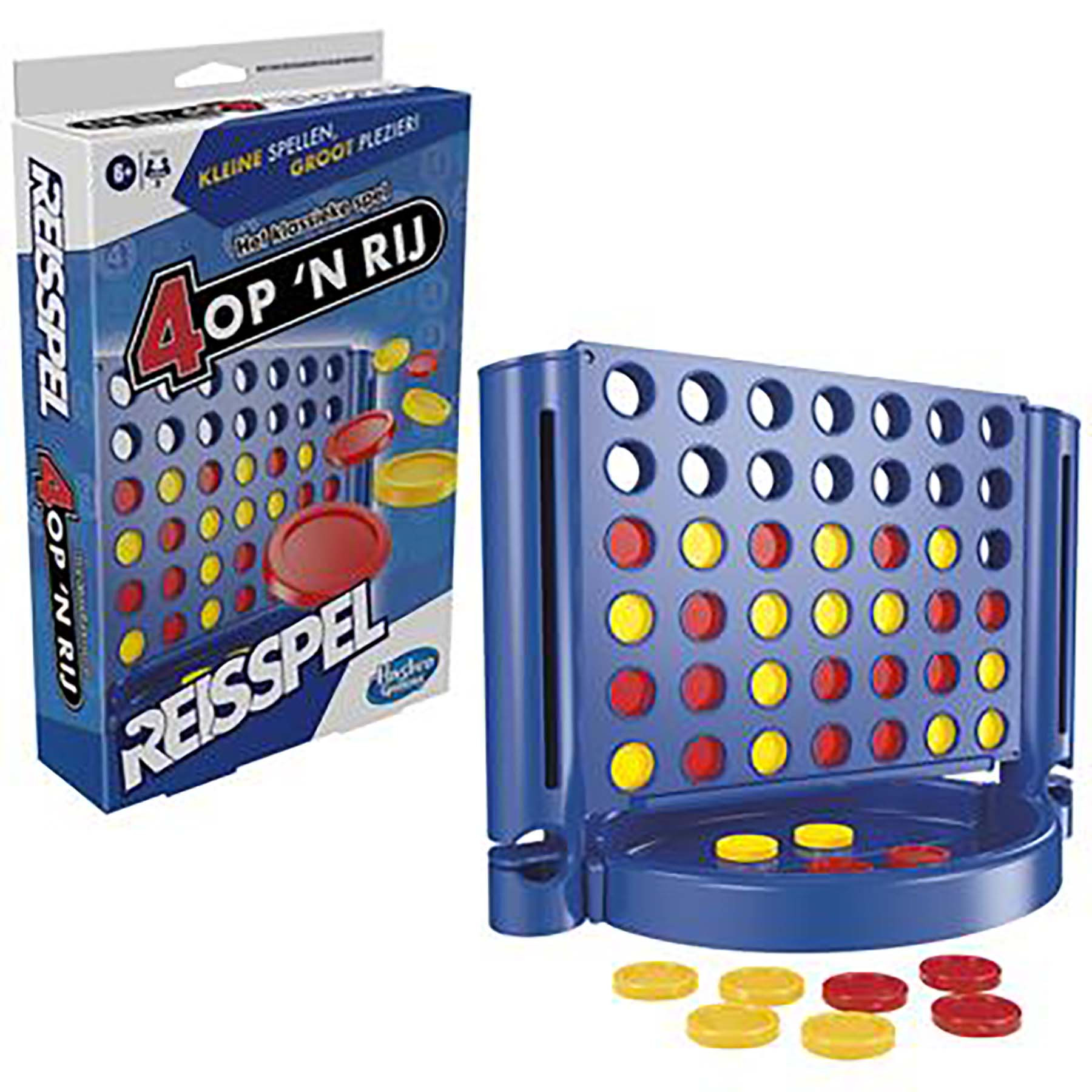 HASBRO 4 Op 'n Rij - Reisspel