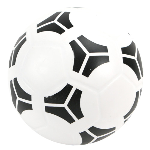 Voetbal Zwart/Wit- Hot Play Mondo - Rubber - 360 gram