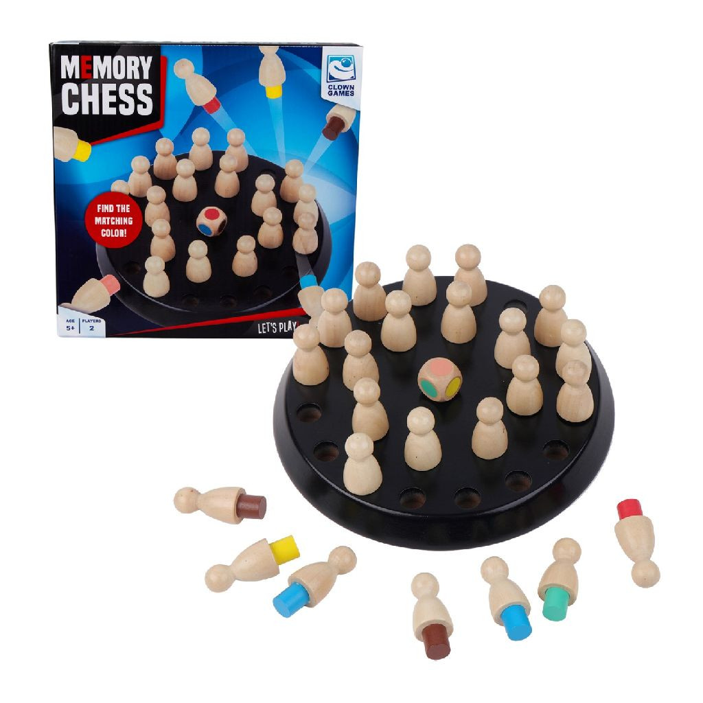 Clown Games Memory Chess - Hout