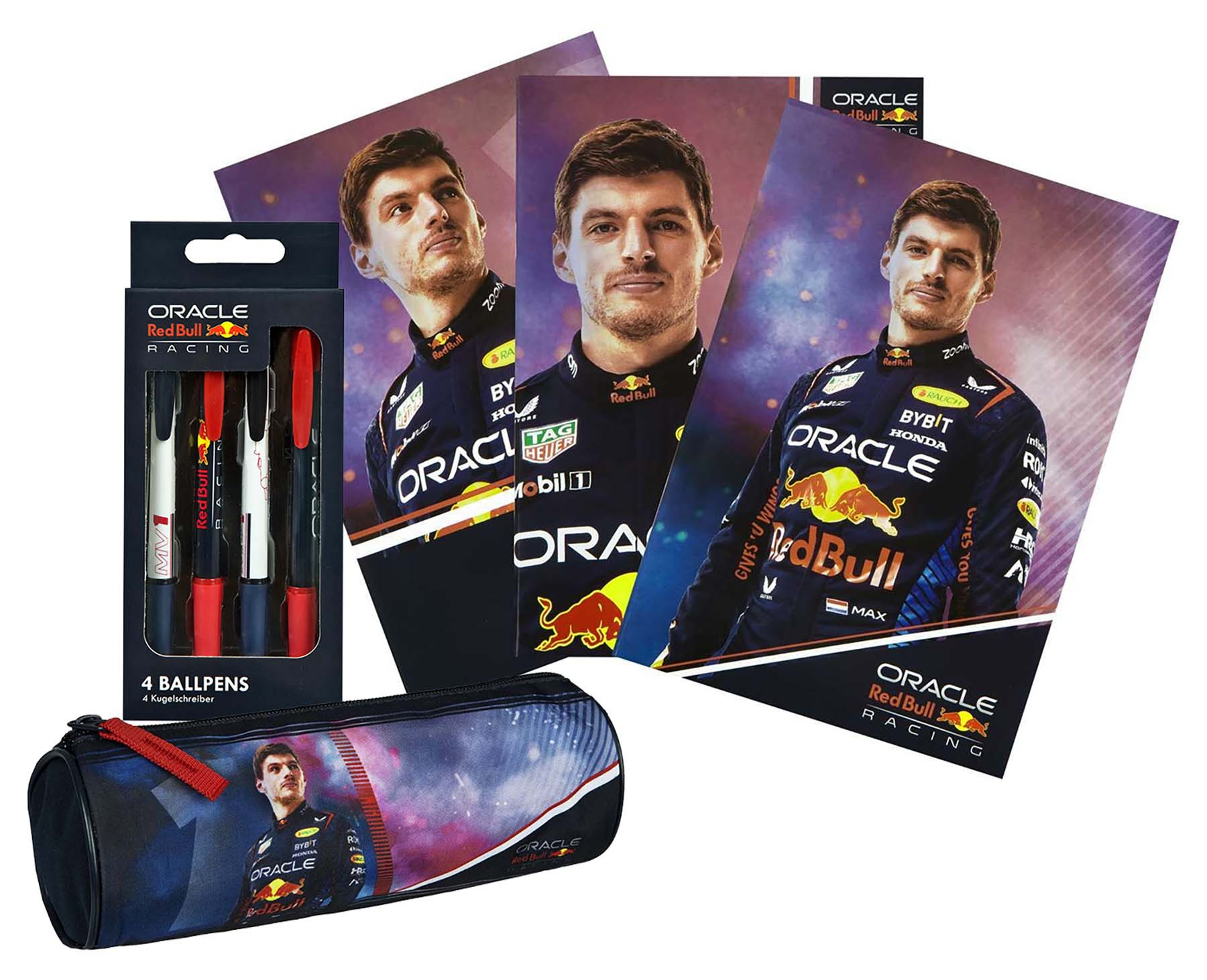 Max Verstappen Schriften, Pennen en Etui - Set - Formule 1 - Back to School