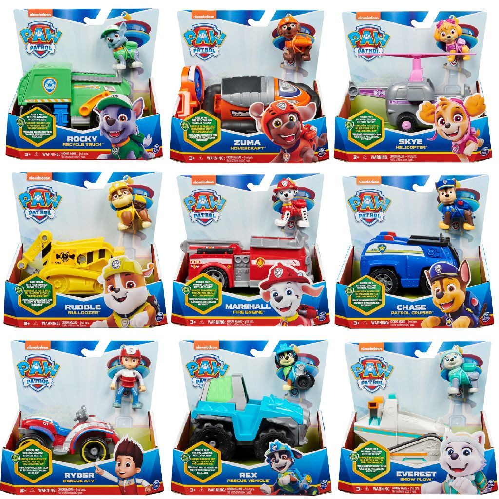 Paw Patrol Basic Vehicle - Assortiment - Prijs per stuk
