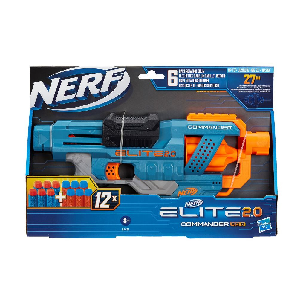 NERF Elite 2.0 Commander RD 6 - Blaster