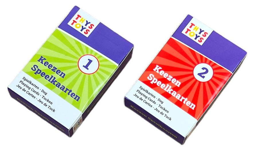 Keezen Speelkaarten - Kaartspel geschikt voor Keezen bordspel - Keezenspel (twee decks, totaal 120 kaarten)