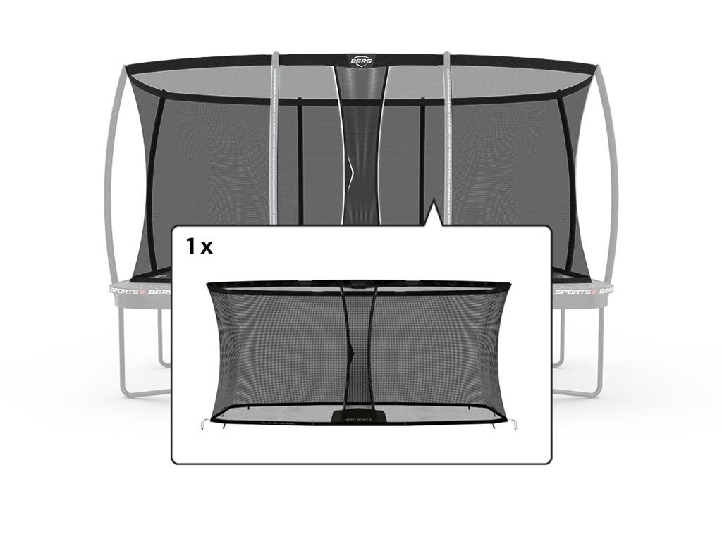 BERG Trampoline Veiligheidsnet - Safety Net Deluxe XL - ProBouncer  - 500 x 500 cm - Los Net