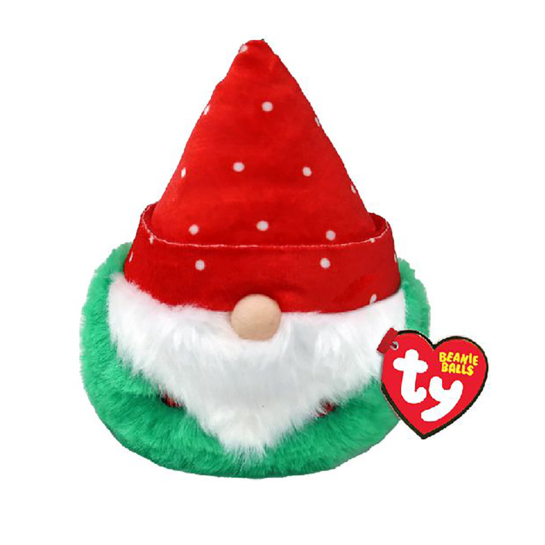 Ty Teeny Puffies Christmas Gnome Topsy - 10 cm