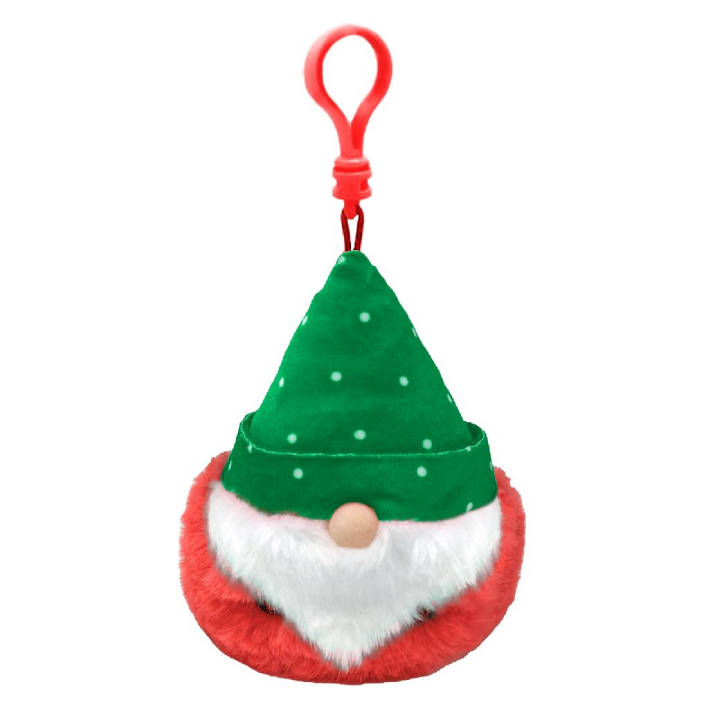 Ty Beanie Boo's Christmas Gnome Turvey - Sleutelhanger - 7 cm