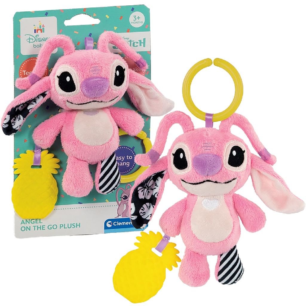 Clementoni Baby Stitch Activiteitenknuffel - Angel - Roze