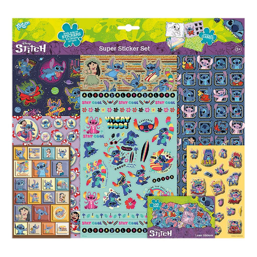 Totum 700062 Stitch Super Stickerset