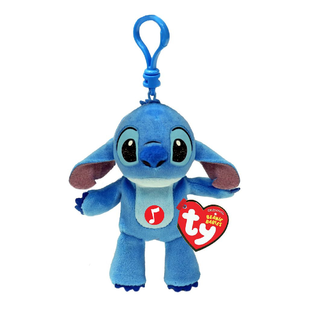 Ty Beanie Boo Clip Disney Stitch - met geluid