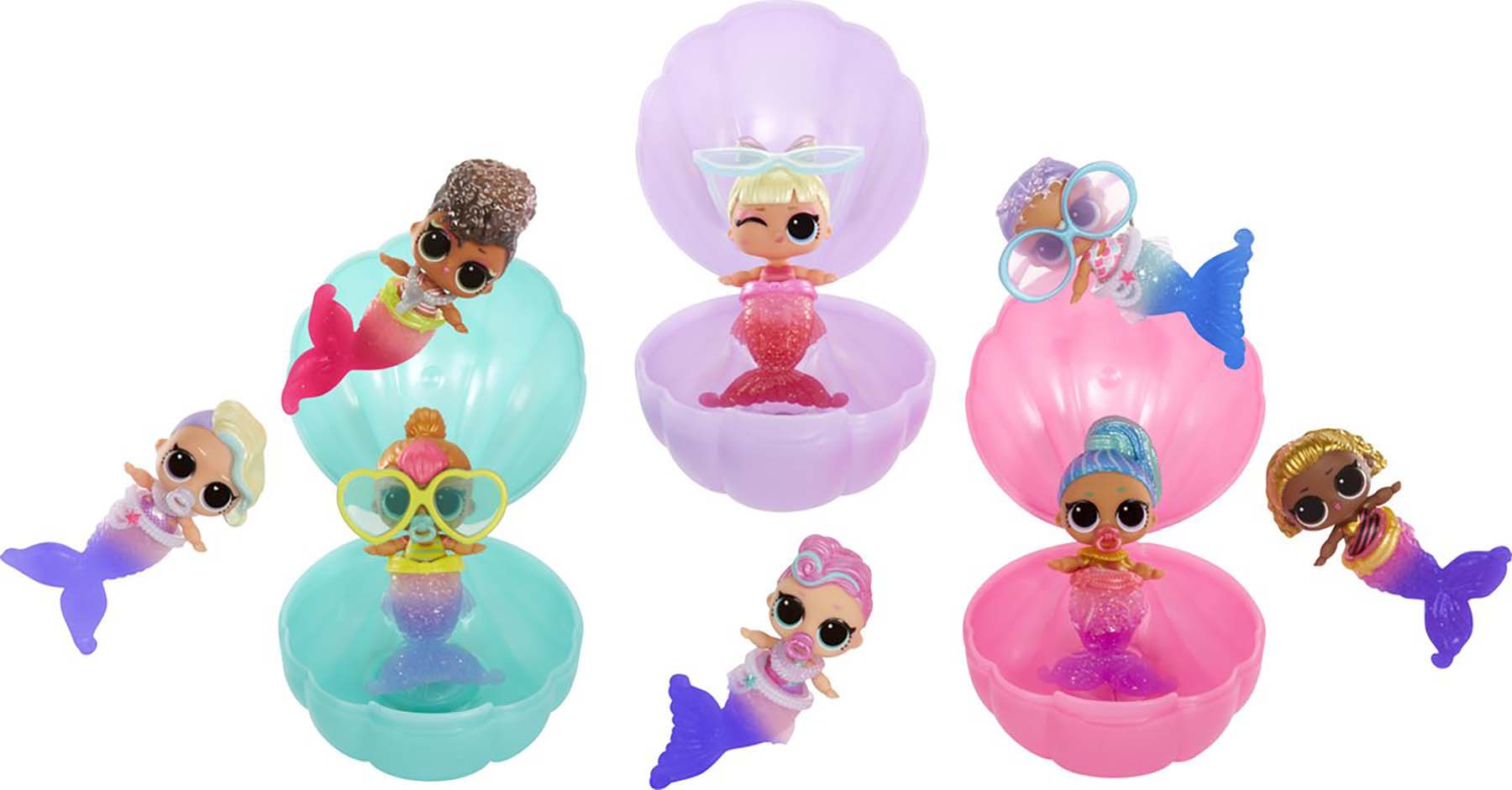 L.O.L. Surprise! Mermaids! Baby Sisters - Minipop - Prijs per Stuk