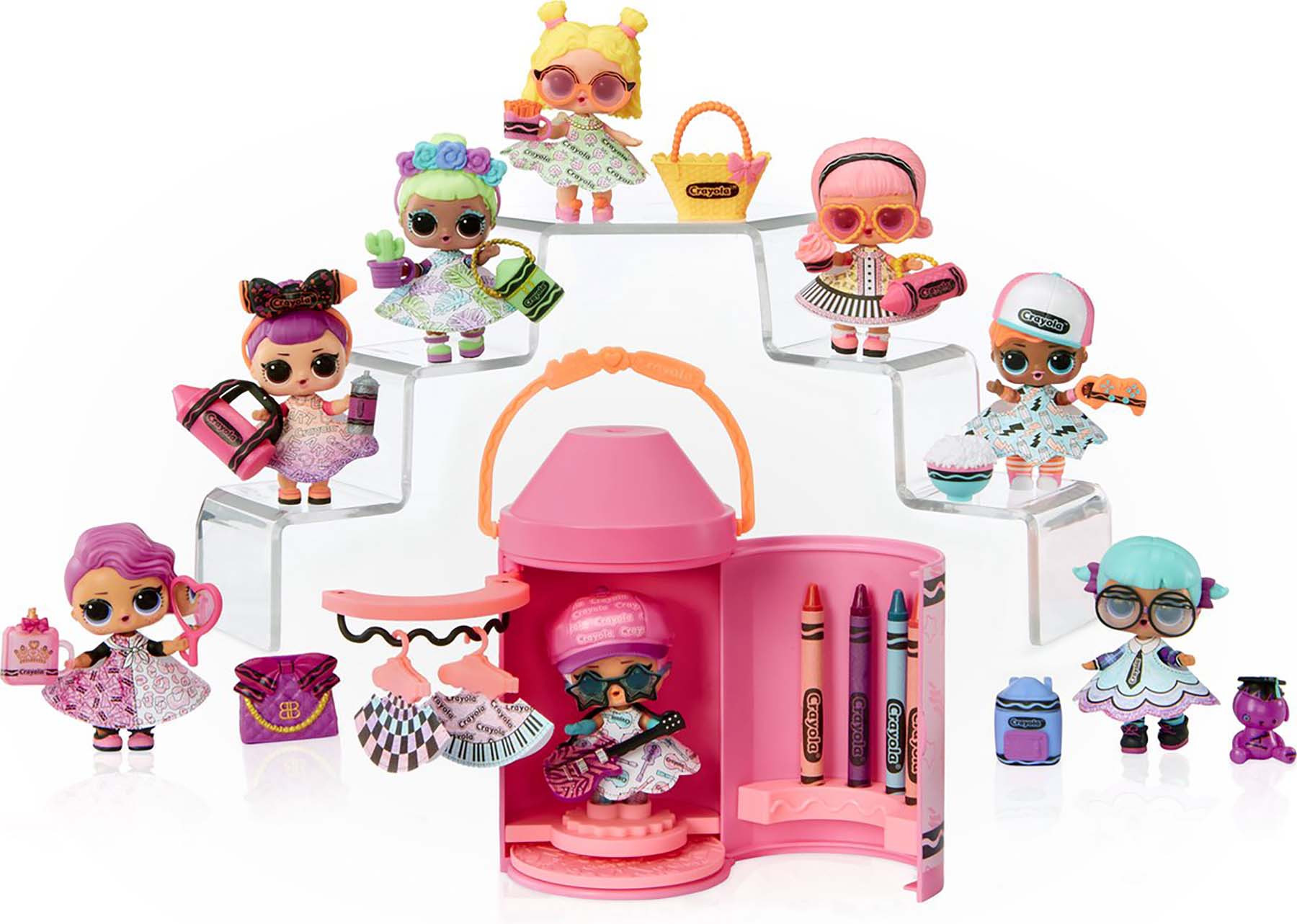 L.O.L. Surprise! Loves Crayola Color Me Studio - Minipop - Prijs per Stuk