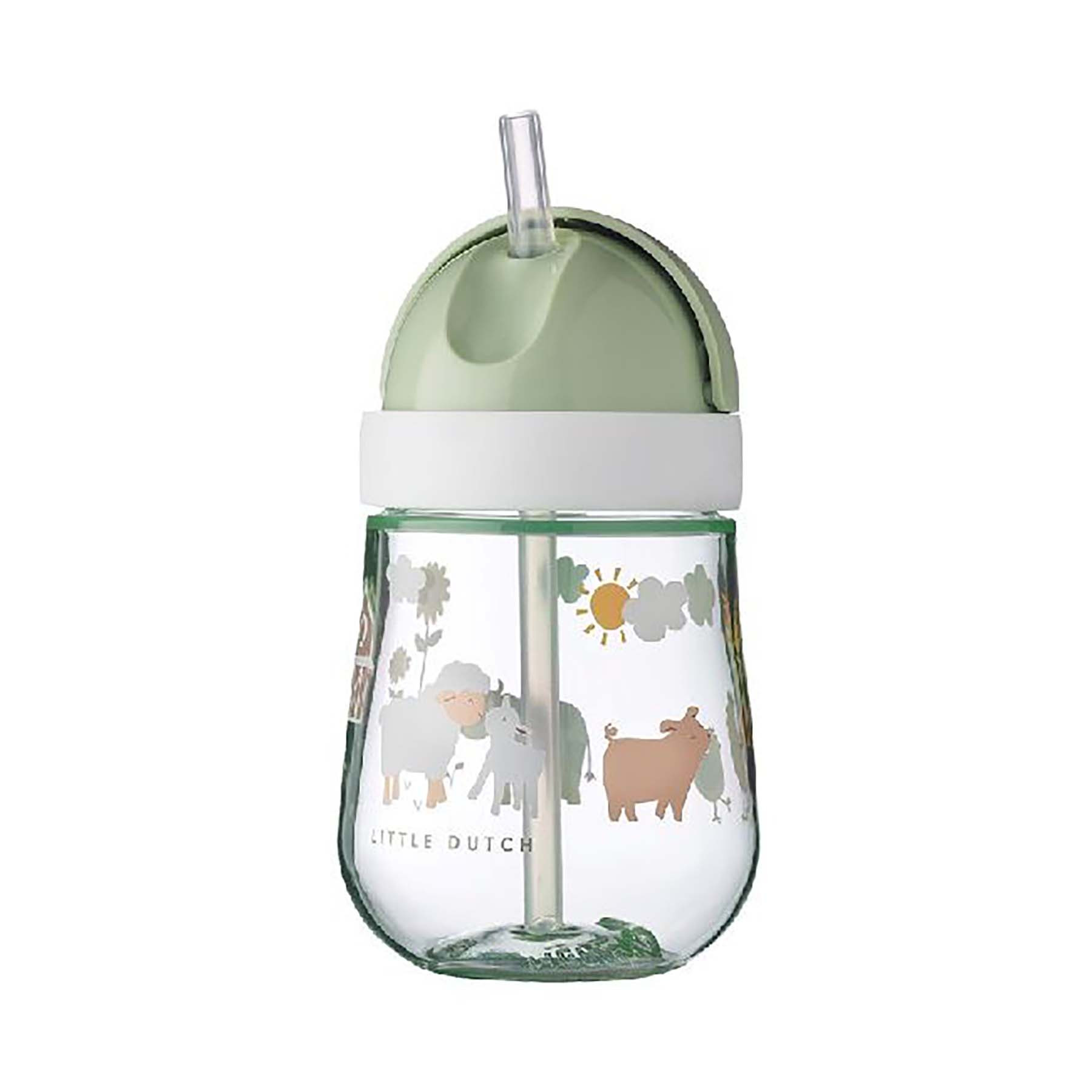 Mepal Little Dutch Farm Rietjesbeker - 300 ml - Groen