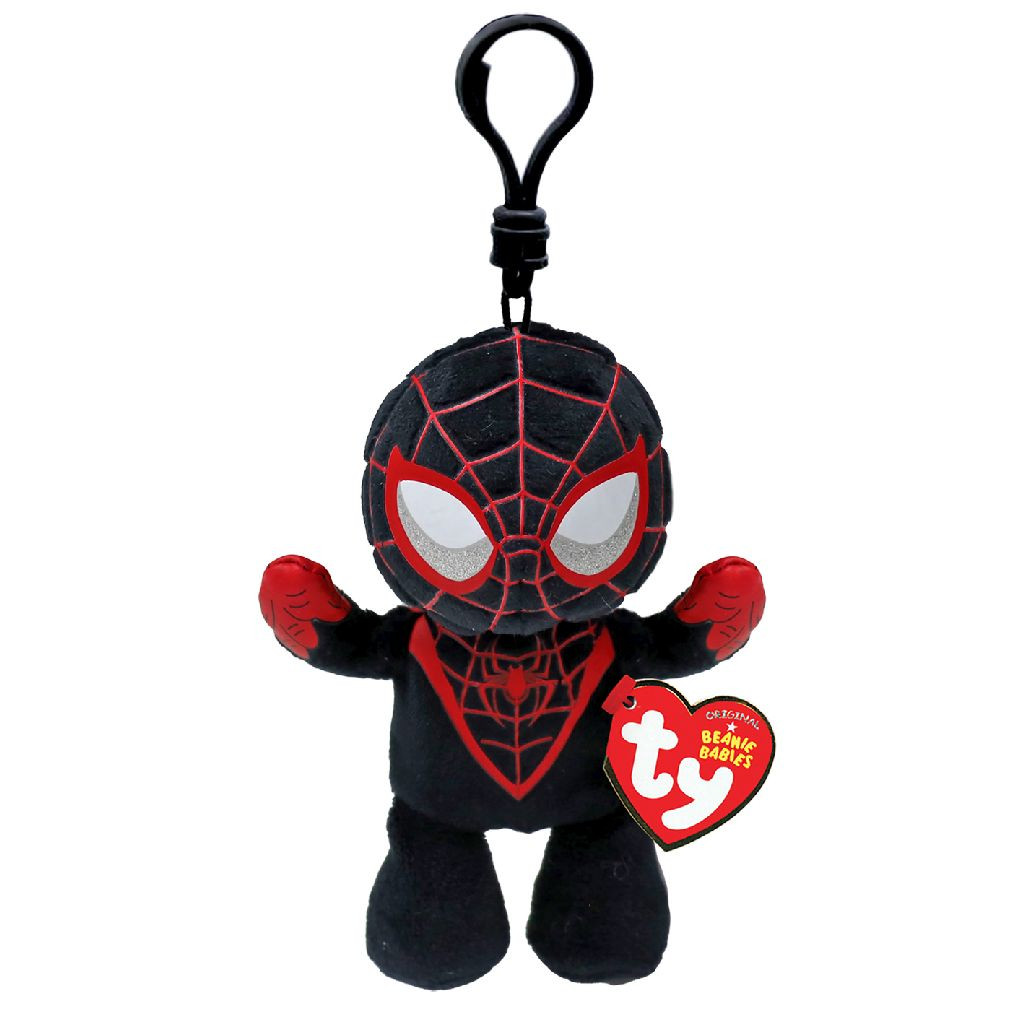 Ty Clip Marvel Spiderman Morales - 12 cm