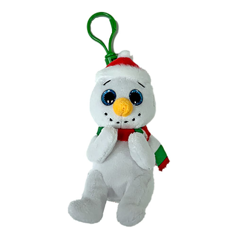 Ty Beanie Boo Clip Christmas - Brrrnard Snowman - 7 cm