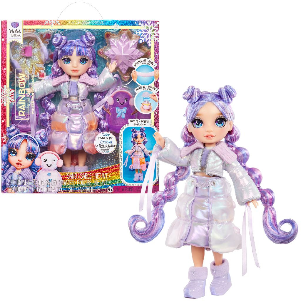 Rainbow High Winter Wonderland Doll - Violet - Paars