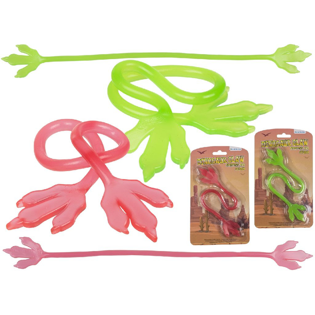 Stretchy Sticky Dino Poot - Assortiment - Prijs per stuk