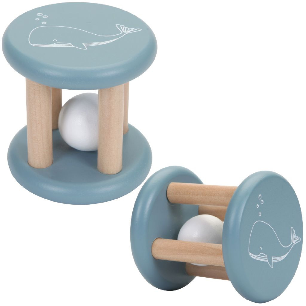 Little Dutch Houten Rammelaar Roller - Ocean