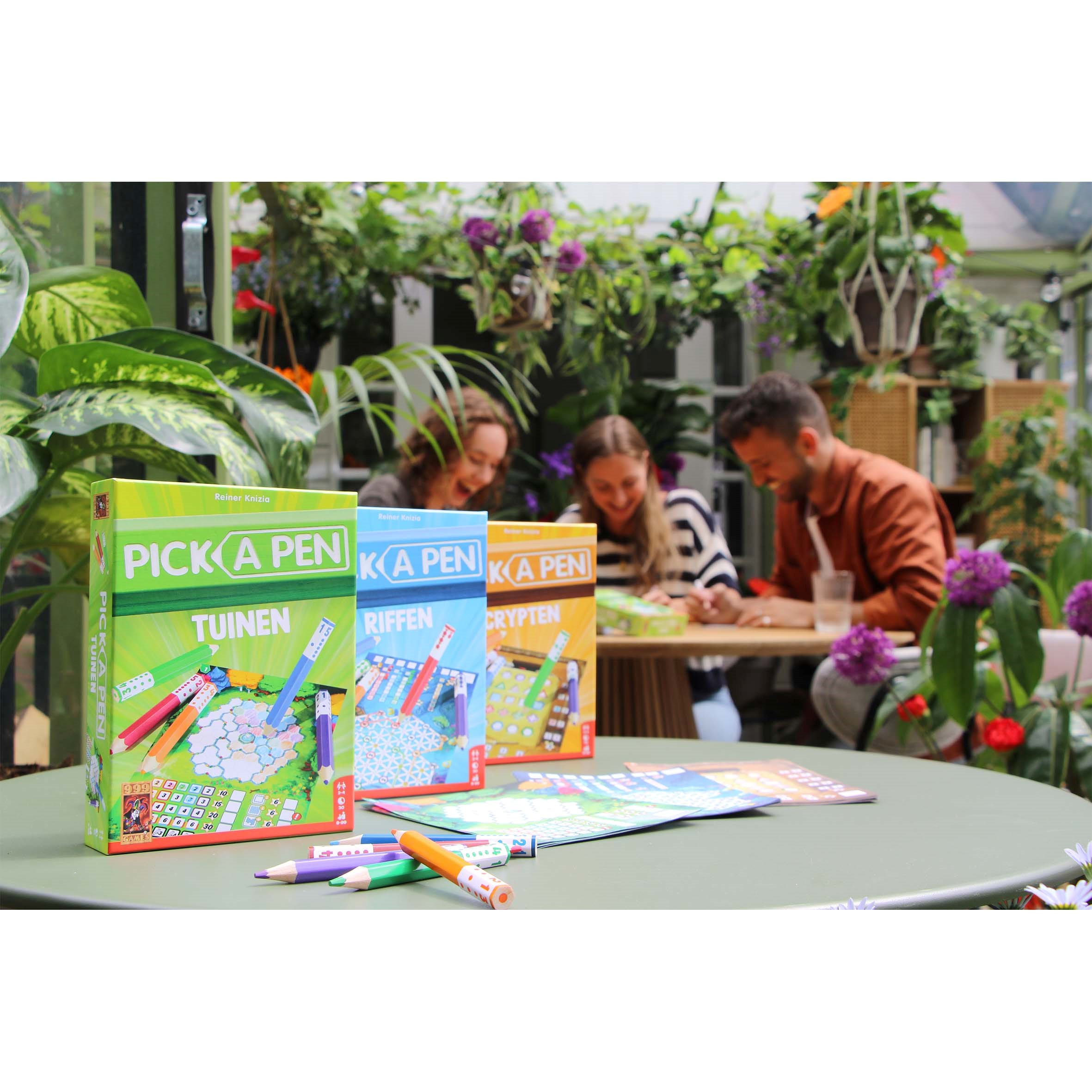999 Games Pick a Pen Tuinen - Dobbelspel