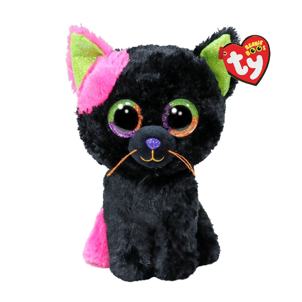 Ty Beanie Boo Halloween - Licorice Cat - Black - 15 cm
