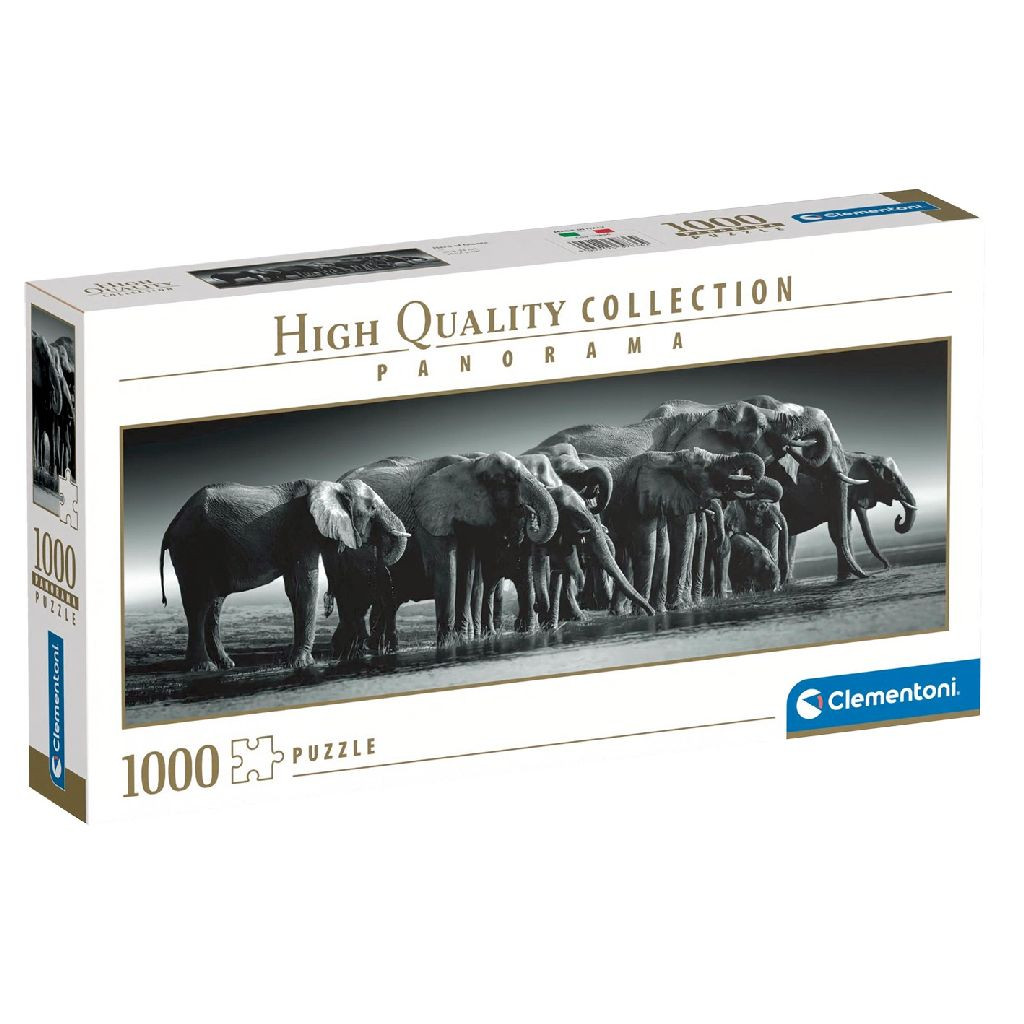 Clementoni Puzzel 1000 Panorama Herd Of Giants