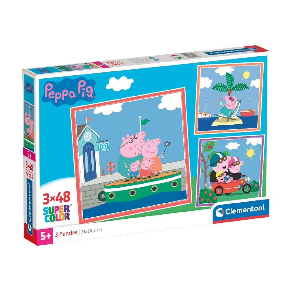 Clementoni Peppa Pig Puzzel 3x48st.