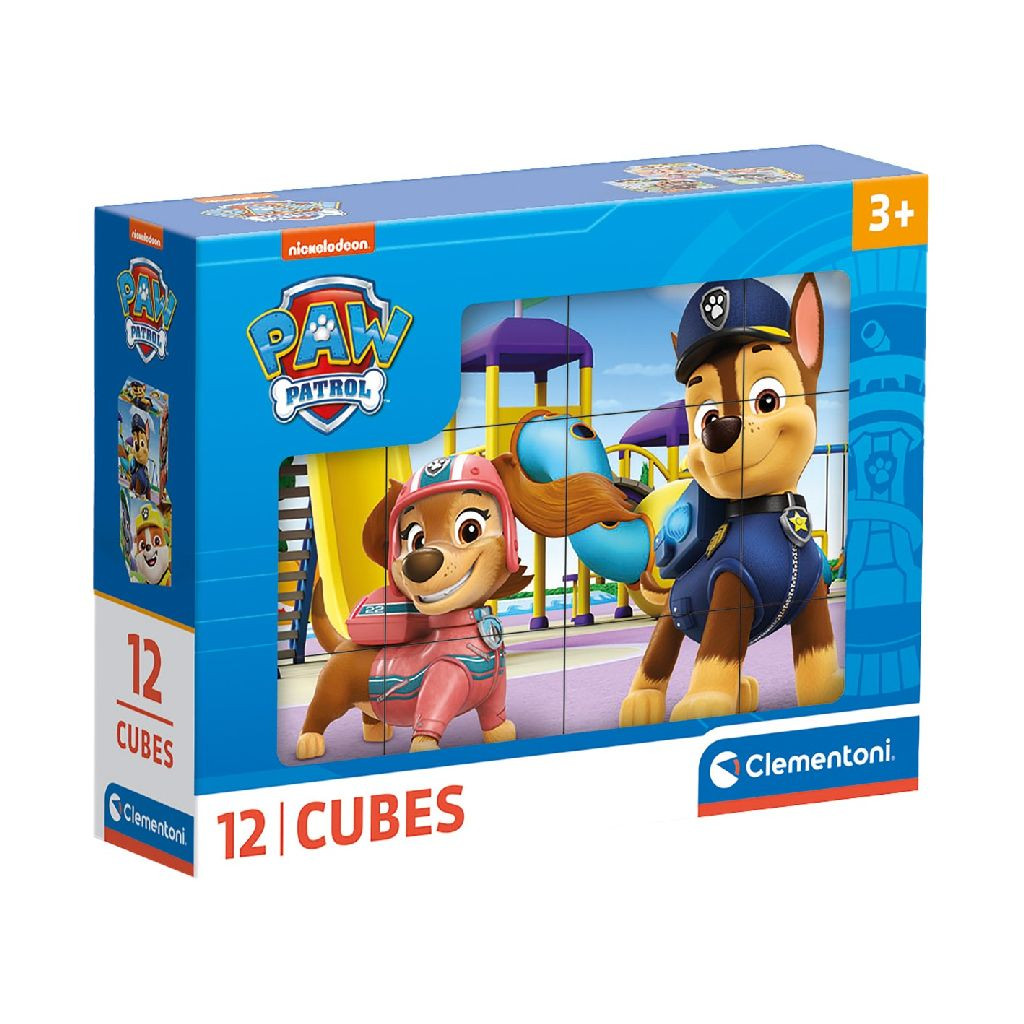 Clementoni Paw Patrol Blokpuzzel 12dlg