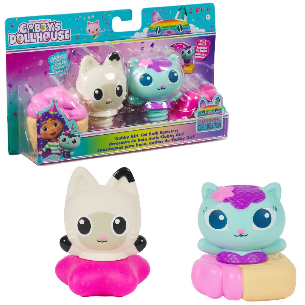 Gabby's Poppenhuis Pandy en Meerminkat - Badspeelset