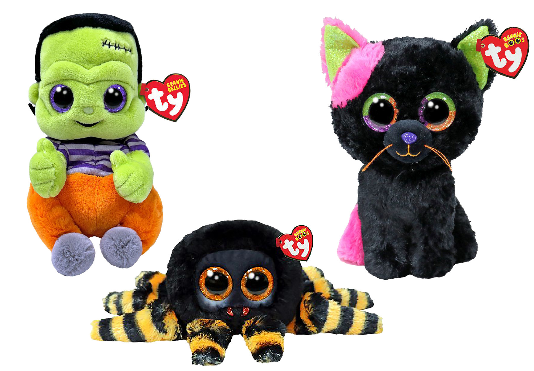 Ty Beanie Boo Halloween Pakket - met Victor, Charlotte en Licorice