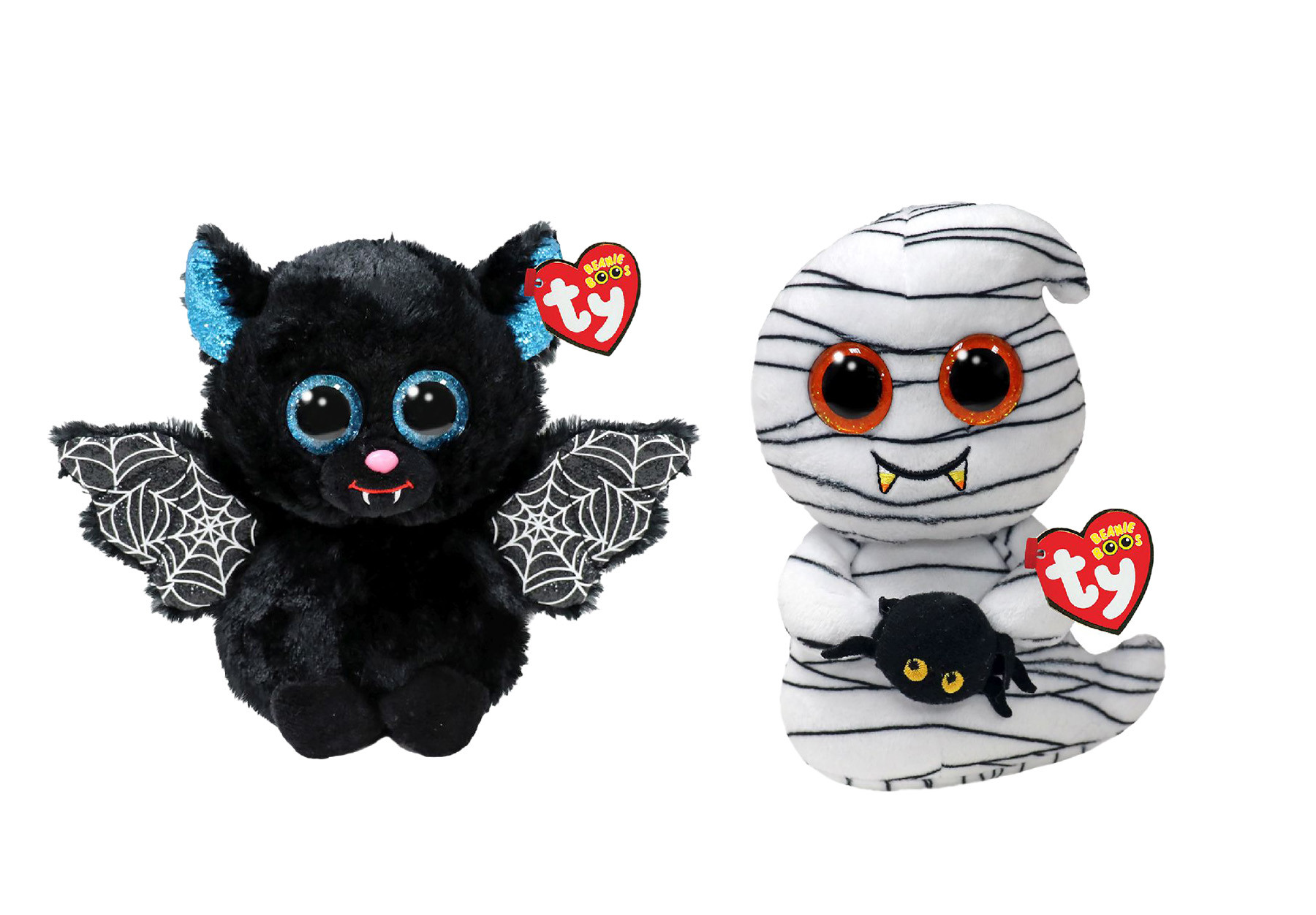 Ty Beanie Boo Halloween Pakket - met Battrick en Ooooky