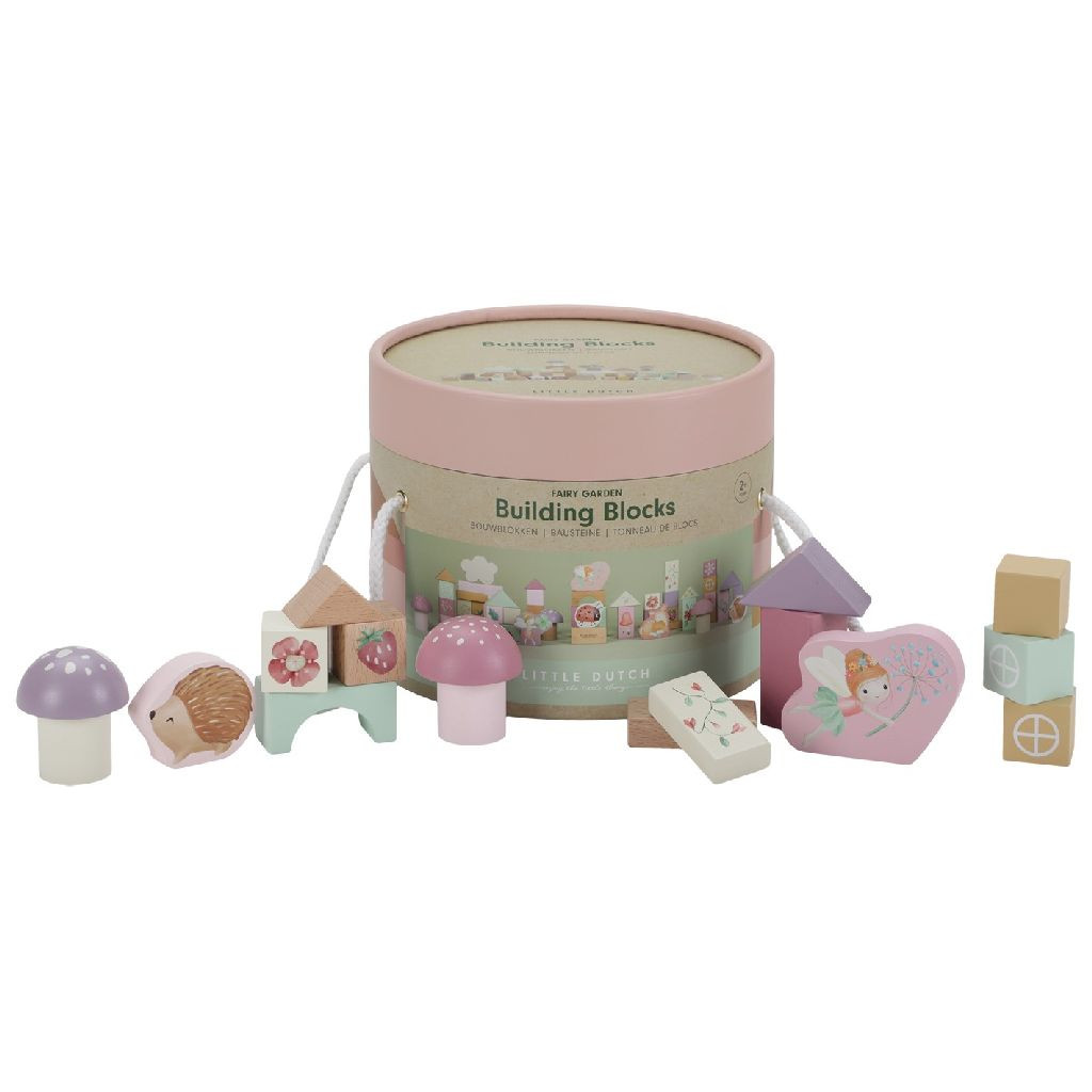 Little Dutch Fairy Garden Bouwblokken - FSC Hout