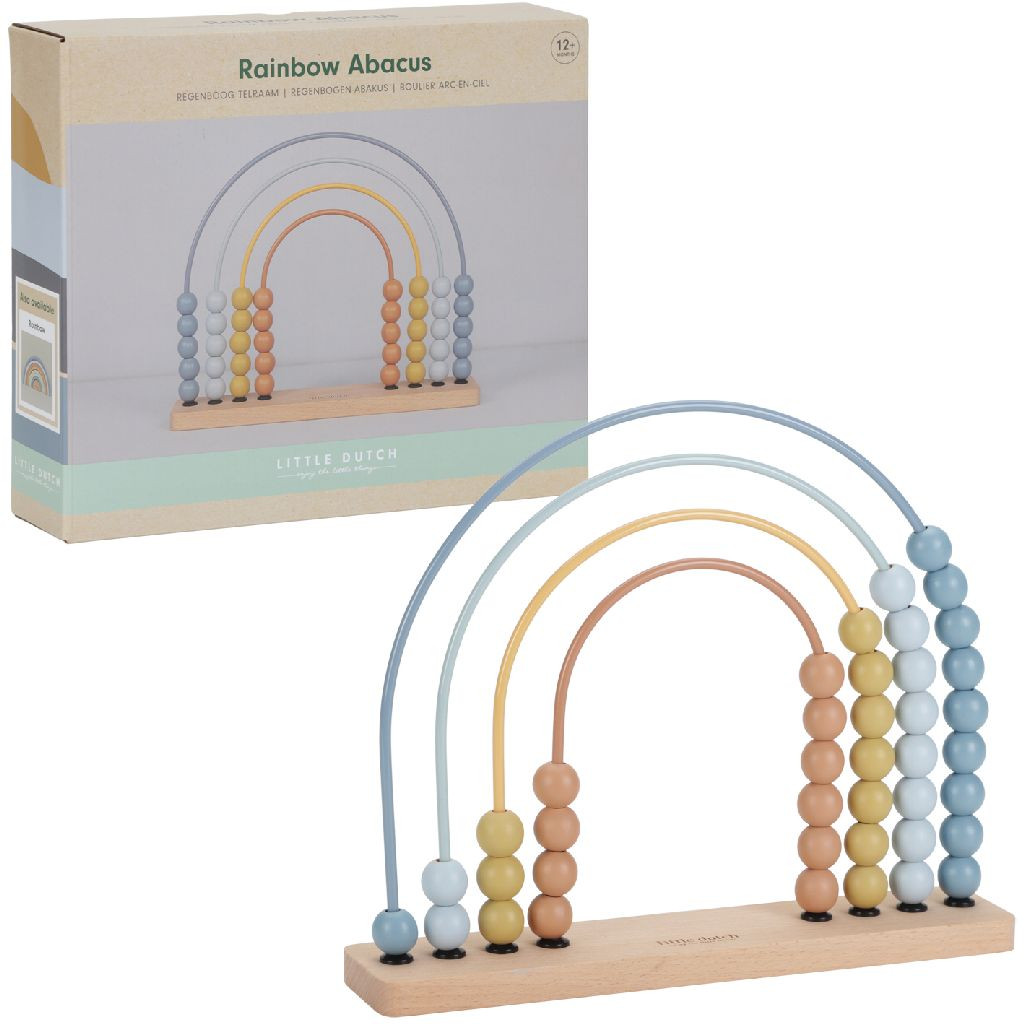 Little Dutch Forest Friends Regenboog Telraam - FSC Hout