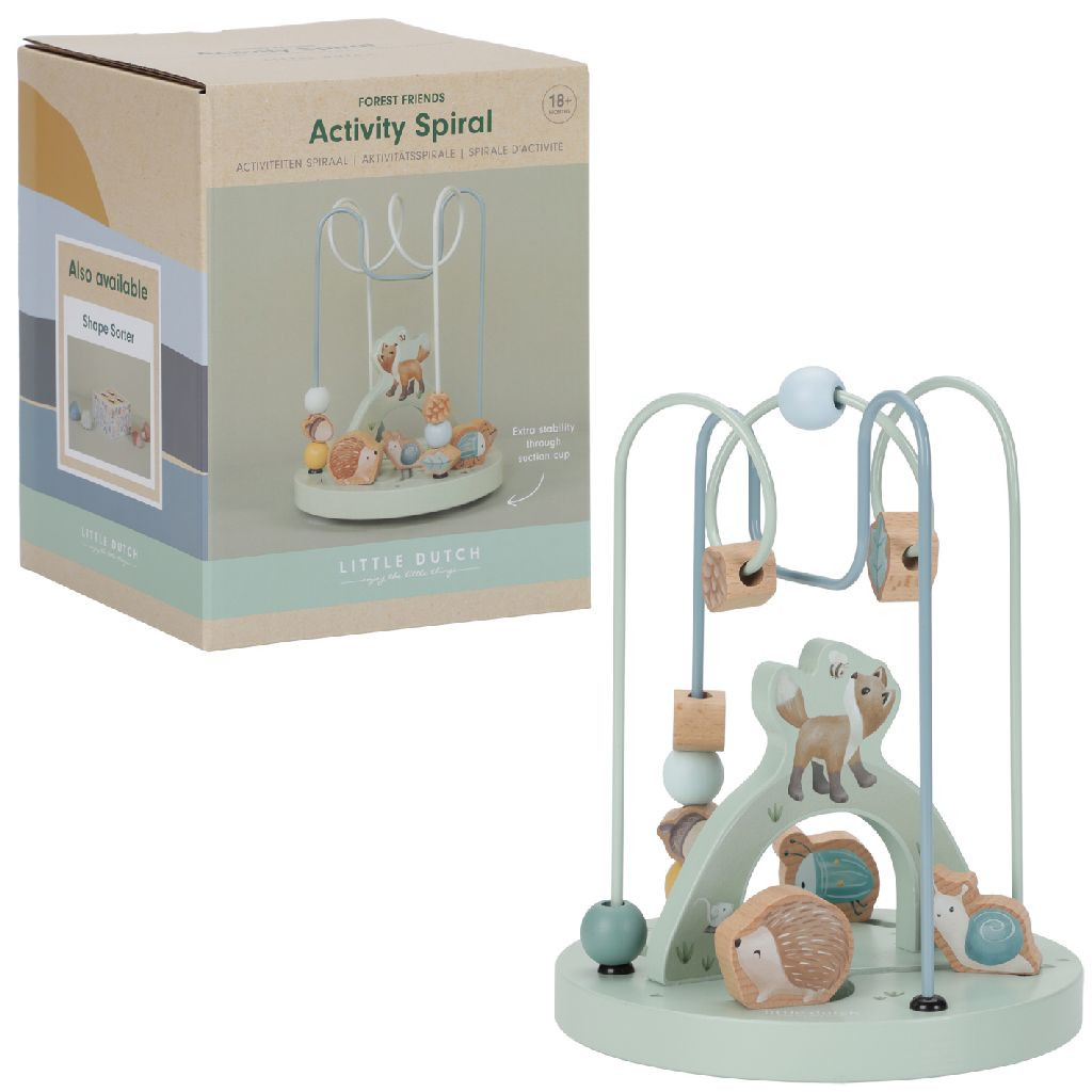 Little Dutch Forest Friends Spiraal - FSC Hout - Blauw
