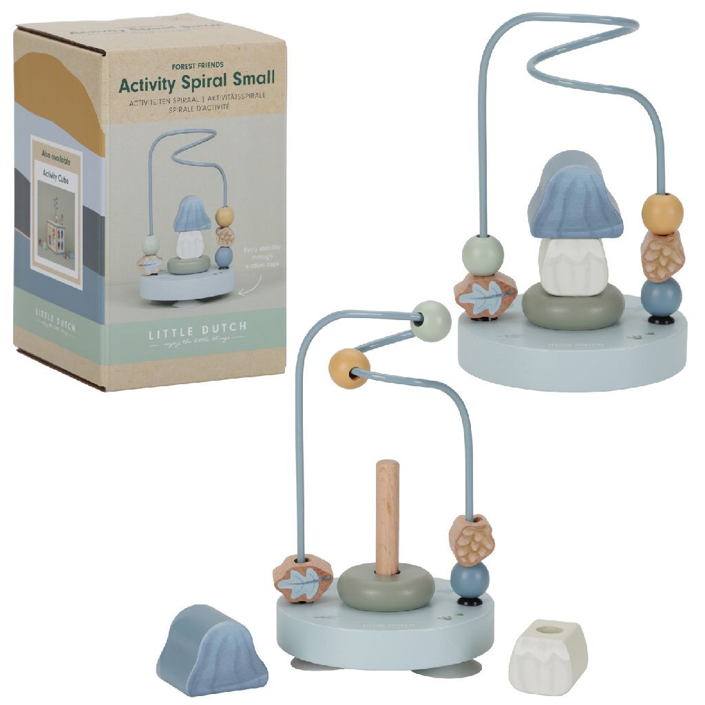 Little Dutch Forest Friends Spiraal - FSC Hout - Blauw